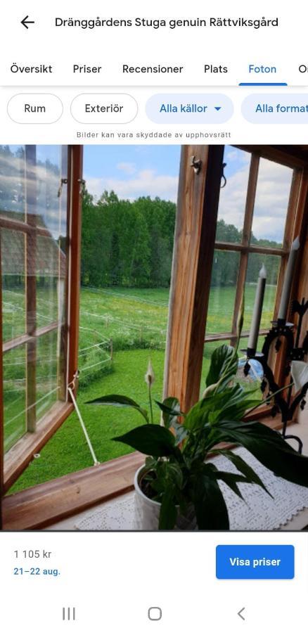 Draenggardens Stuga Pa Genuin Raettviksgard Boda  Luaran gambar